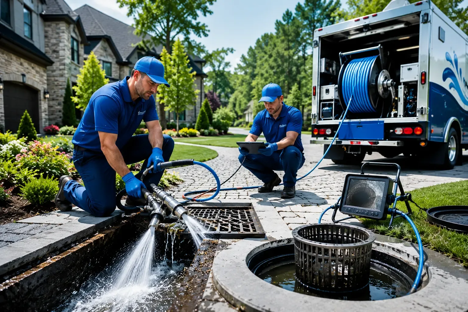 Local outdoor drain cleaning professionals in Alma Center, WI