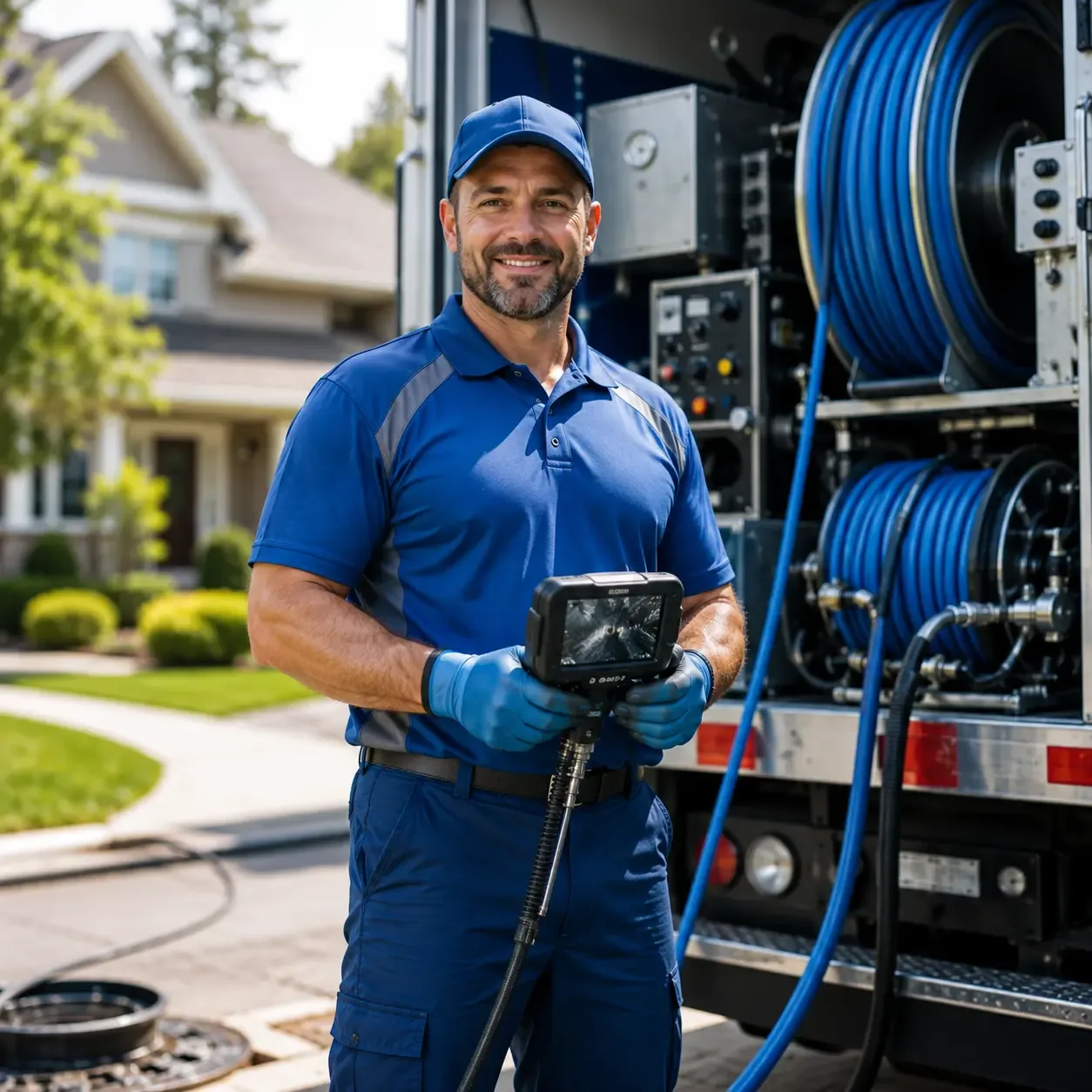 Local outdoor drain cleaning specialists in Alma Center, WI